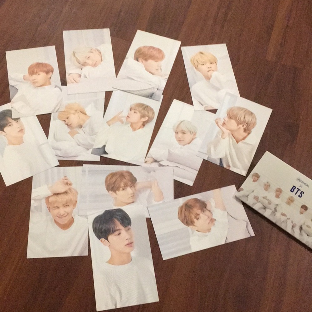 BTS Mediheal Large Photocards